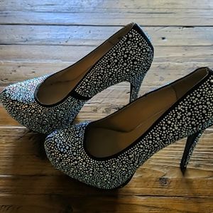 Rhinestone heels